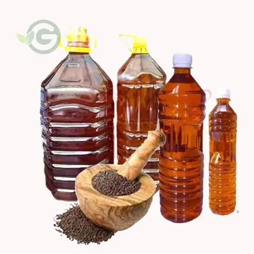কাঠের ঘানীতে ভাঙ্গানো দেশী সরিষার তেল